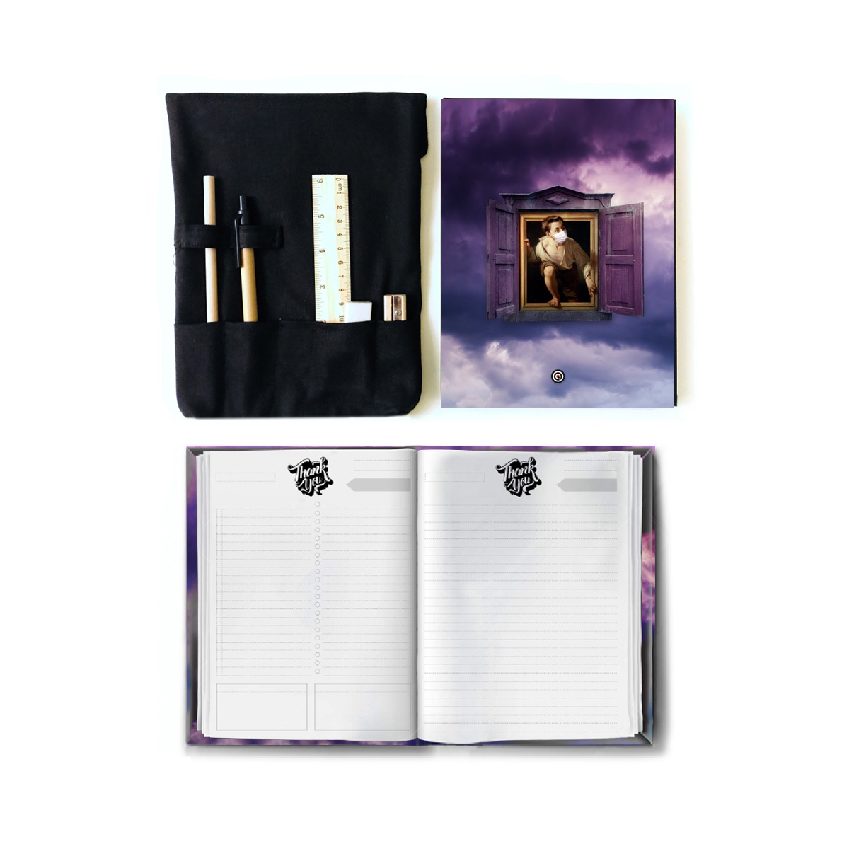 hilo-rojo-collage-libretas-covid Libreta "Covid" - Imagen 1
